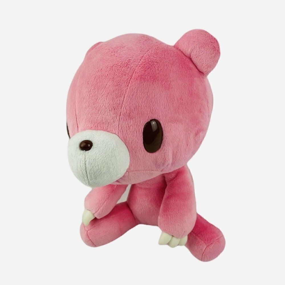 Gloomy The Naughty Grizzly 10" Pink Plush Mori Chack Chax Japan Anime NAZ Pity